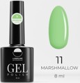 LunaLine Гель-лак Marshmallow т.11 Нежно-зеленый 8мл