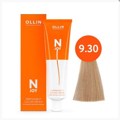 OLLIN "N-JOY" 9/30 – блондин золотистый, перманентная крем-краска для волос 100мл