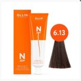 OLLIN "N-JOY" 6/13 – темно-русый пепельно-золотистый, перманентная крем-краска для волос 100мл