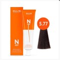 OLLIN "N-JOY" 5/77 – светлый шатен интенсивно-коричневый, перманентная крем-краска для волос 100мл