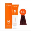 OLLIN "N-JOY" 5/4 – светлый шатен медный, перманентная крем-краска для волос 100мл
