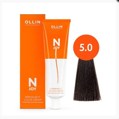 OLLIN "N-JOY" 5/0 - светлый шатен, перманентная крем-краска для волос 100мл