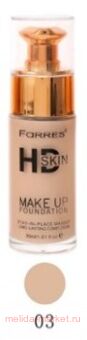 Farres Тональный Крем HD Skin с дозатором тон 03 песочный 30 мл 4044