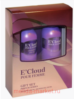 Festiva Подарочный набор E`Cloud Шампунь 250 мл + Гель для душа 250 мл 141