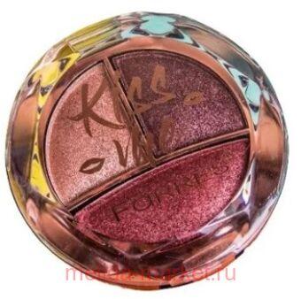 Farres Тени для век Kiss Me 3 цвета тон 06 средне-коричневый 1006