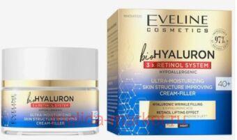 Eveline ���� ������ Bio Hyaluron 3 x Retinol System ����������������� ���� ���� 40+ 50 ��