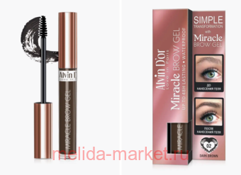 Alvin D`or    Miracle Brow Gel  02 dark brown