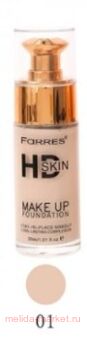 Farres Тональный Крем HD Skin с дозатором тон 01 светлый 30 мл 4044