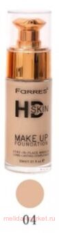 Farres Тональный Крем HD Skin с дозатором тон 04 телесный 30 мл 4044