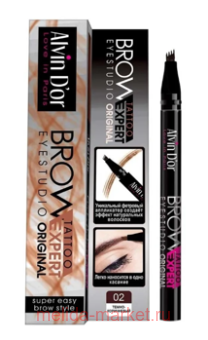 Alvin D`or    Brow Tattoo  02 Dark brown 0,7 -10