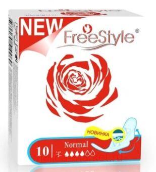 Прокладки Free Style Atirgul Драй Normal 10 шт