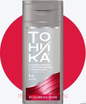 Тоника Оттеночный Бальзам Colorevolution 4.6 Ruby Red 150мл