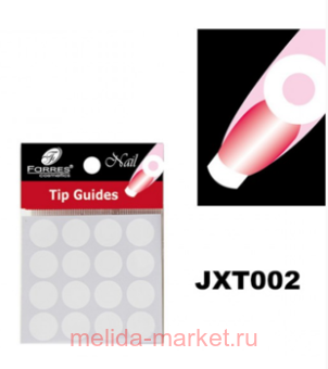 Farres Наклейки для лунного маникюра JTX002