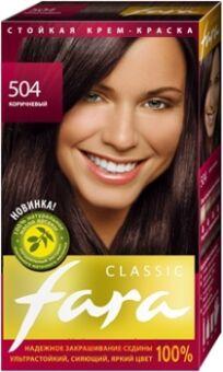РК Fara Classic Краска для волос тон 504 коричневый