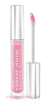 LUXVISAGE Блеск для губ Perfect Glass Shine тон 08 ярко-розовый мерцающий 2.8 г