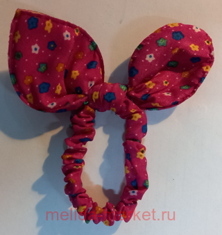 Резинка для волос с ушками
