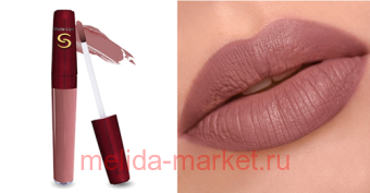 SEVERINA жид. помада матовая MATTE LIPS Бежевый 1/307, 8 мл