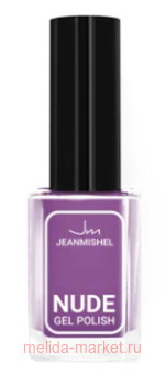 JEANMISHEL Лак Nude collection с эффектом геля тон 318 сиреневый 12мл