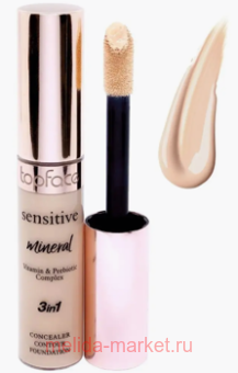 Top Face �������� ����������� 3 � 1 Sensitive Mineral Concailer ��� 002 12 �� 471 PT