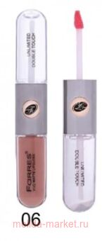 Farres Блеск для губ Vivid Matte лаковый Эффект тумана 2 в 1 тон 06 каштан 7044