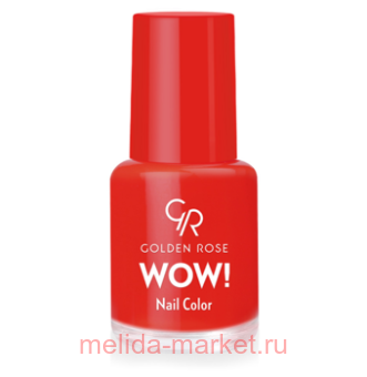 Golden Rose Лак WOW mini 6мл т.40 морковно-красн мат