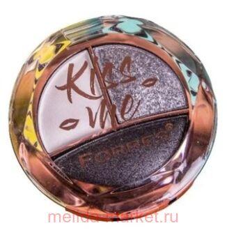 Farres Тени для век Kiss Me 3 цвета тон 08 Черный серый белый 1006