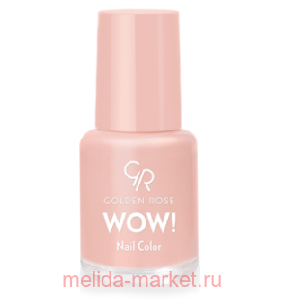 Golden Rose Лак WOW mini 6мл т.15 светло роз-персик мат