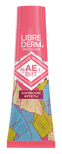 LIBREDERM АЕВИТ Крем для рук питательный Карибские фрукты 30 мл