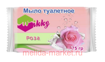 Wikky Мыло роза 75гр
