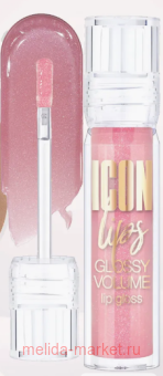 LUXVISAGE ����� ��� ��� � �������� ������ Icon Lips Gloss volume ��� 508 Lilac Pink