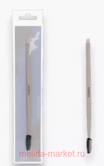 Farres Кисть для макияжа скошенная с щеточкой MZ 210