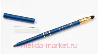 Eveline Карандаш для глаз механический Eye Max с растушевкой dark blue(срок истек)