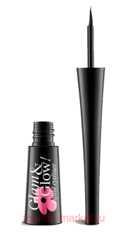Корея Monic Beauty Подводка для глаз Glam&Glow черная