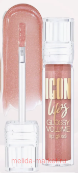 LUXVISAGE ����� ��� ��� � �������� ������ Icon Lips Gloss volume ��� 505 Ice Beige