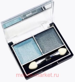 MILD Тени для век 2 цвета тон 06 синие+сине-бирюзовые 5022