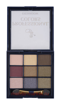 FFLEUR Тени для век Professional Colors 9 цветов E-119 №4 (срок до 01.22)