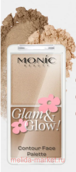  Monic Beauty    Glam&Glow Fase Palette!  02 Fascinated + 