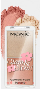 Monic Beauty    Glam&Glow Fase Palette!  01 Passionate + 