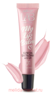  Lab colour -   My Lipbalm  01 Shiny Pink 15