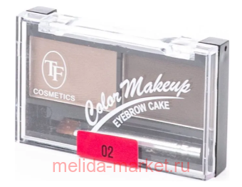 Triumph EYEBROW CAKE Тени для бровей корректирующие, сухие, матовые, тон 02 (срок до 12.23)