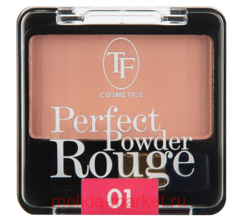 Triumph Румяна матовые Perfect Powder Rouge, тон 01 Розовые лепестки(срок до 12.21)
