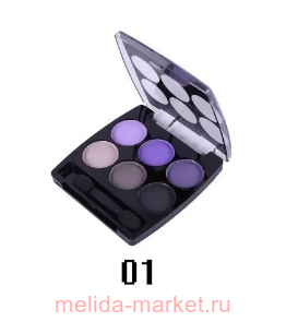 Farres cosmetic Тени 6 цветов 1012 тон 01 матовые(срок истек)
