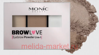  Monic Beauty    Brow Love 02 Soft Brown 