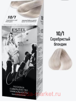ESTEL Celebrity Краска-уход для волос тон 10/1 Серебристый блондин