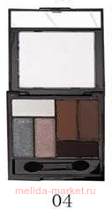 Farres cosmetic Тени для век 6 цветов тон 04 1224 (срок до 06.23)