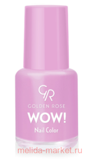 Golden Rose Лак WOW mini 6мл т.20 роз-сирен мат(срок до 02.22)