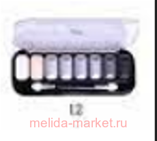 Farres cosmetic Тени для век 8 цветов тон 12 1022 (срок до 06.24)