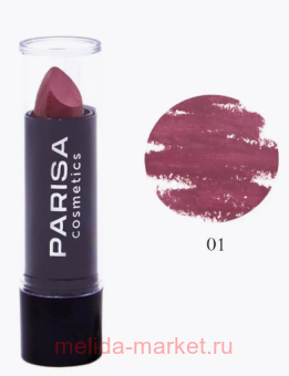 Помада Parisa Aloe Vera Extra Rich Color тон 01 L-06 (срок до 12.22)