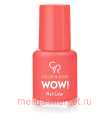 Golden Rose Лак WOW mini 6мл т.36 корал-оранж мат