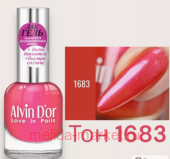 Alvin D`or Гель-лак для ногтей тон 1683 розовый рефрак 12мл